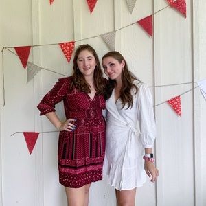 Red Patterned Altar’d State Dress